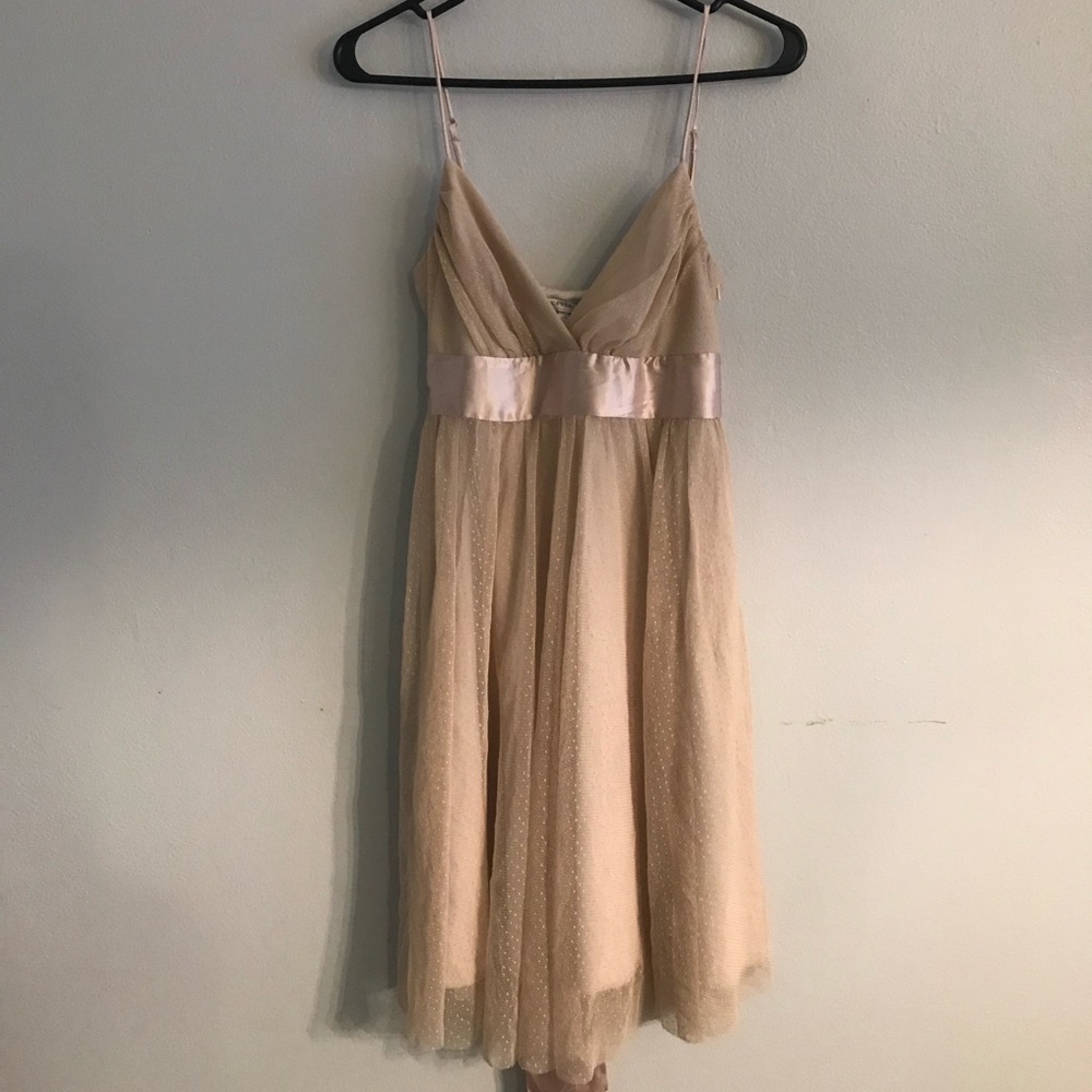 Necessary Objects Chiffon Baby Doll Black Dress
